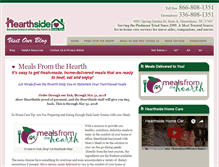 Tablet Screenshot of hearthsidehomecare.com